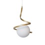 Infinity Pendant Light Gold Black - Satin Gold