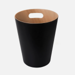 Umbra Woodrow Dustbin - Black