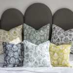 Floral Kingdom Cushion Covers - 50CM Or 60CM Seven Colours - Ochre 60CM