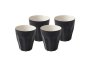 Maxwell & Williams Blend Sala Latte Cup Set Of 4 Black