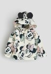 Hooded Jacket - Cream Minnie Mouse