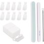 Gel Nail Polish Remover Tool Kit White