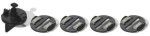 Scalextric C8329 Guided Blade 4 Braid Plates