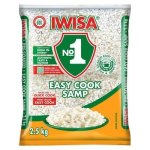 IWISA Parboiled Quick Cook Samp 2.5KG