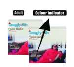 Blanket Polar Fleece W sleeves Adult Marketplace Brits Bros
