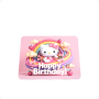 Hello Kitty - Happy Birthday 3D Pastel Bow Heaven Aesthetic Mouse Pad V2