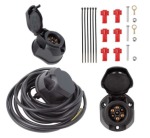 Tow Bar Pre-wired 7P Pvc Socket Wired With Accessories