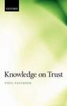 Knowledge on Trust Hardcover