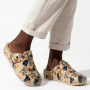 Desi Fur Slip On - Peach Multi - 8