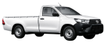 Toyota Hilux Single Cab 2.4GD6 2.0VVTI Workhorse 3 Seater 2016-DATE Tg Seat Covers