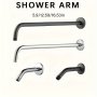 1PC Stainless Steel Shower Arm Can Be Connected To Fixed Shower Head Stainless Steel Shower Rod Bathroom Accessories