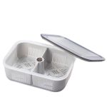 Sub-grid Food Storage Container Fresh-keeping Box Fridge Food Organizer
