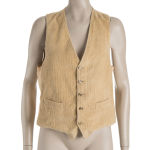 Corduroy Button Down Waistcoat - S m