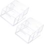 Business Cards Holder 2PCS Injection Molded Desktop Visiting Cards