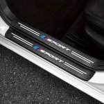 1 Set Car Threshold And Rear Bumper Protection Stickers Compatible For Bmw 1 2 3 4 5 6 7 Series X1 X3 X4 X5