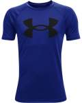 Boys' Ua Tech Big Logo Short Sleeve - Royal Ymd