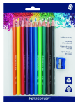 Staedtler Wood-free Colouring Pencil & Sharpener Set 10 Piece