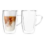 2 Double Walled Macchiato Mugs 320ML