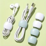 6 12PCS Mix And Match New Cable Storage Organizer Data Cable Storage Buckle Travel Data Cable Hub Earphone Charging Cable Windin
