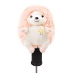 Funny Pink Hedgehog Golf Headcover Animals Plush Golf Club Head Covers Small Size Fits Hybird And Irons Large Size Fits Standard