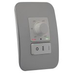 Rotary Thermostat With Isolator Switch - Silver - Buy Online At 7 Triple 7