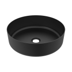 B Series - Matte Black Round Basin