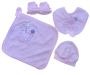 Baby Born Doll Facecloth Bib And Booty Set