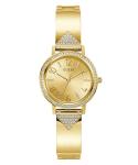 Guess Tri Luxe Gold Tone Analog Ladies Watch GW0474L2