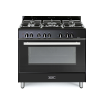 ELBA 90CM Classic Gas Cooker electric Oven - Black