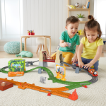 Nia And The Elephant Set Motorized Train And Animal Theme Track Set