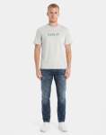 Chest Green Font Grey T-Shirt - XXL Grey