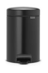 Brabantia - New Icon Pedal Bin - 3 Litre Matt Black