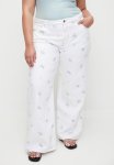 Cotton On Plus Relaxed Wide Jean - Vintage White ditsy Floral