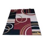 Smte 200CM By 150CM Modern 3D Geometric Design Area Rug A65 With Smte Keyring With Keychain