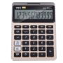1 Pcs Calculator 12-DIGIT Metal Gold 176.6 128 28.5MM Desktop Use
