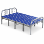 Folding Bed Frame Single Size-blue 190 X 90 X 70 Cm