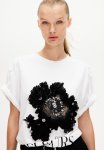 Embellished T-Shirt - White Fleurs