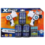 X-shot Excel Double Micro Foam Dart Blaster Combo Pack 8 Darts 3 Cans By Zuru