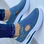 Women's Solid Color Sneakers Breathable Knit Low Top Outdoor Shoes Women's Comfortable Shoes