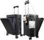 Aluminum Carry On Luggage Black
