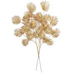 Pasyou Artificial Plants For Christmas Decor Gold Plastic Grass Fake Shrubs Leaves Indoor Outdoor Home Garden Party Hotel Verand