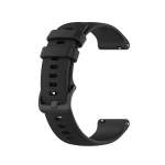 For Xiaomi Watch S1 22MM Checkered Silicone Watch Band Black