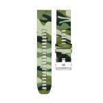 Kd Quick-fit 22MM Silicone Bands For Garmin – Camo Green