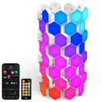 Linkedsparx Ultimate Kit 72PC Smart LED Rgb Hexagon Lights White – New 10 Units Only
