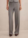 Kyla Belted Straight Leg Pants - 16 Grey