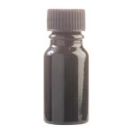 10ML Black Glass Aromatherapy Bottle With Screw Cap - Black 18 410