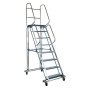 Mobile Safety Step Ladder Mounty Rollstep 14 Step 4.35M High