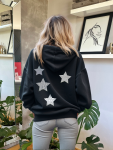 All Stars Summer Hoodie - Black - Large