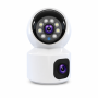 Wireless Security Camera Dual Lens Wifi 360 Full-colour Night View