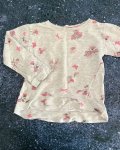 H&m Grey Floral Sweater 2 4Y